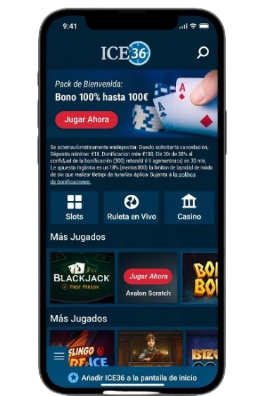 Advanced, high-quality games on ice36 casino login in Ireland